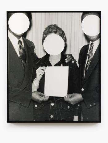 3 Voided Persons by 
																	John Baldessari