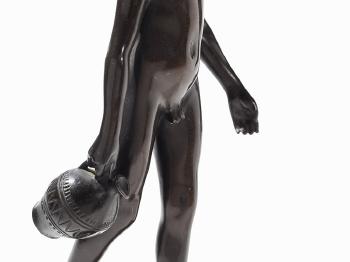 Bronze Nude Water Carrier by 
																			Ludwig Vordermayer