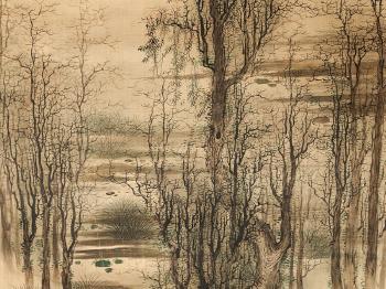 Scroll Painting by 
																			 Zhang Pengchong