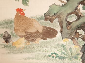 Rooster And Hen by 
																			 Wei Yunji