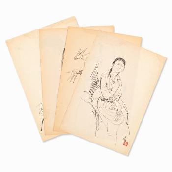 8 Sketches by 
																			 You Ziling