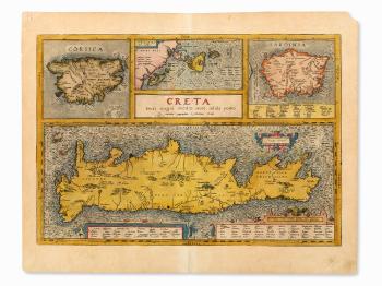 Crete by 
																			Abraham Ortelius