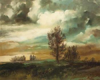Landscape before a Storm by 
																	Viktor Rolin