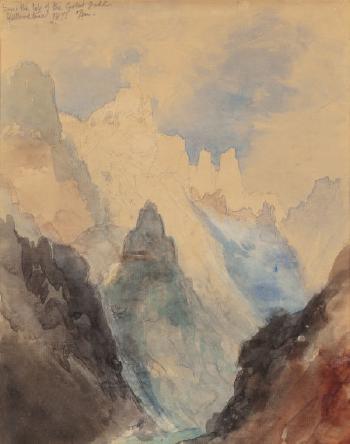 From the Top of Great Fall, Yellowstone by 
																	Thomas Moran