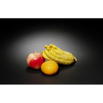 Okimono of fruit by 
																			Ando Yokuzan