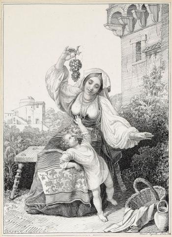 Mutter mit Kind by 
																	Eduard von Engaerth
