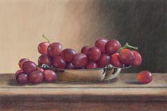 Grape painting by 
																	Timothy J Gustard
