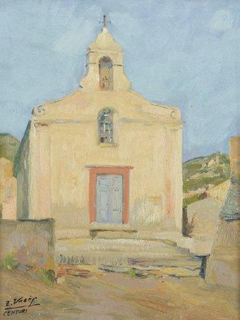 Corse, église de Centuri by 
																	Edmond Vales