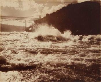 Chutes du Niagara et rapides by 
																	George Barker