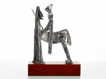 Horse and rider by 
																	Gino Sanguineti