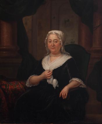 Portrait of Jan Cornelisz. Backer (1662-1748); Portrait of Anna Catharina ten Grootenhuys (1670-1740) by 
																			Jan Maurits Quinkhard