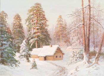 Winter landscape by 
																	Valerian V Babadin