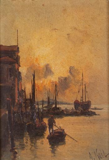 Cães da palha em Veneza by 
																	Alfredo Keil