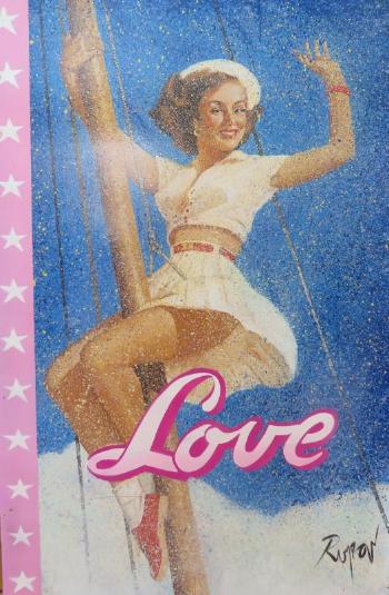 Pin up girl, love by 
																	Dennis Ropar