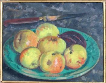 L'assiette de pommes by 
																			Paul de Laboulaye
