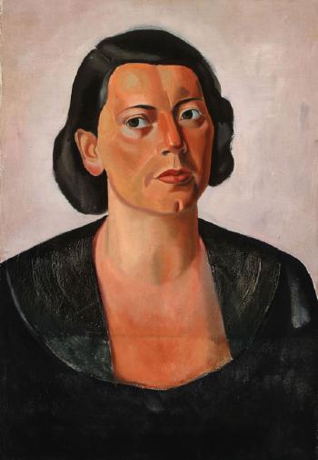 Portrait of a woman by 
																			Charley Toorop