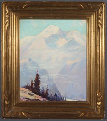 Mount McKinley, Alaska by 
																			Jules Dahlager