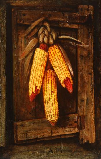 Drying corn by 
																			Alfred Montgomery