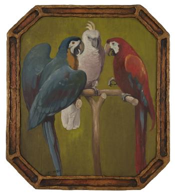 Three parrots by 
																			Ub Iwerks