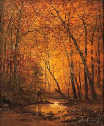 Fall Stream by 
																			Arthur Parton