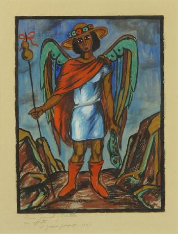 The Archangel by 
																			Luis Garcia Guerrero
