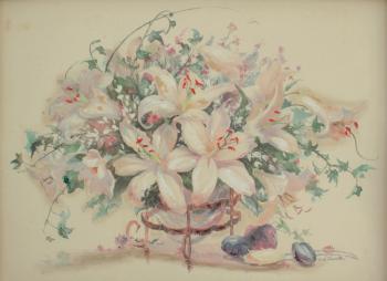 Floral Still Life by 
																			Ruth Baderian
