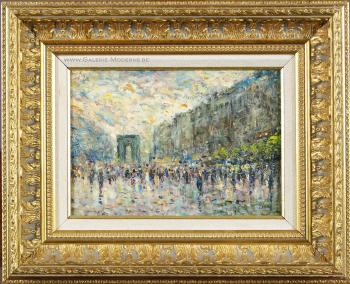 L'Arc de Triomphe by 
																	Claude Gardy