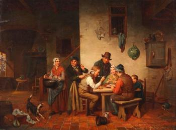 Les mangeurs de bouillie by 
																	Jacob Akkersdijk