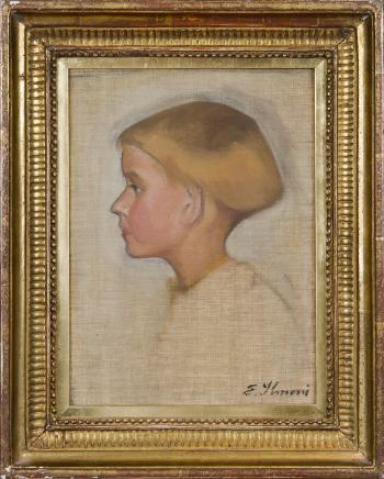 Profile of a boy by 
																			Einar Ilmoni