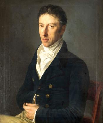 Brustportrait des Sir Alexander Ferrier by 
																	Joseph Denis Odevaere