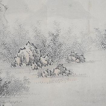 Dwelling in the mountain by 
																			 Zhang Jiakai