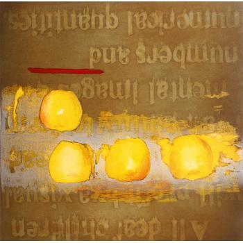 Untitled (Four Apples) by 
																	Deborah Oropallo