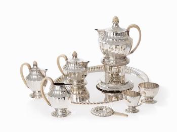 Coffee And Tea Set by 
																			Otto Prutscher