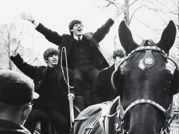 The Beatles In Central Park by 
																			Bill Eppridge