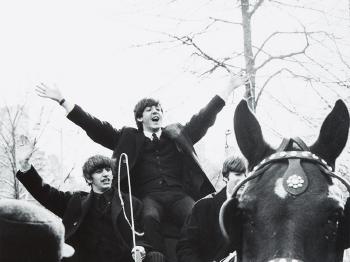 The Beatles In Central Park by 
																			Bill Eppridge
