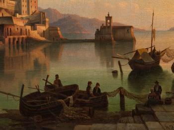 On Lake Como by 
																			Henry Jaeckel