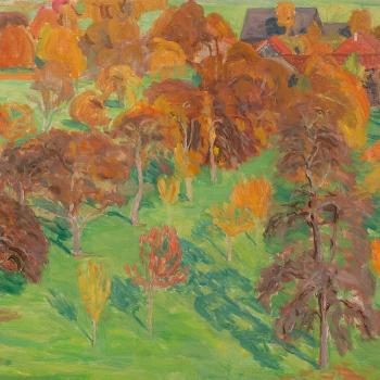 Haining in Autumn by 
																			Walter Gamerith