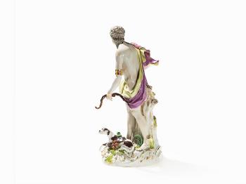 Allegorical Porcelain Figure, Endymion by 
																			 Volkstedt porcelain manufactory