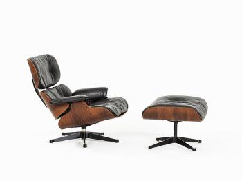 Lounge Chair And Ottoman by 
																			Charles Eames