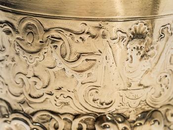 Silver Beaker with Lid by 
																			Johann Christoph Pfeiffelmann