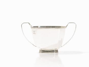 4 Piece Art Deco Silver Tea and Coffee Service by 
																			 Stower & Wragg Ltd