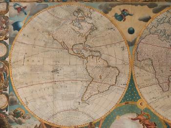 Le Globe Terrestre ... De Mr. De La Hyre by 
																			Jean-Baptiste Nollin