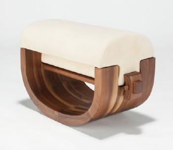Ottoman (from the Wood Series) by 
																			 Xue Wenjing