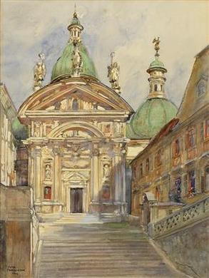 Mausoleum in Graz by 
																	Ferdinand Pamberger