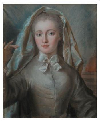 Portrait de Marie – Anne Thérèse de Chamborant, comtesse de Mory (1734 – 1781) by 
																	 Saint-Aubin