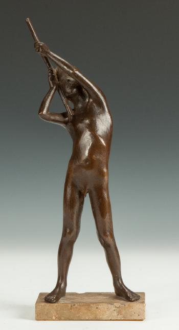 Nude Boy with Rifle by 
																			Robert Howard Cook