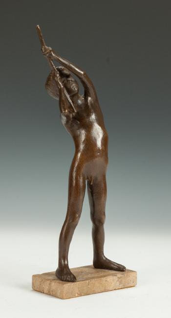 Nude Boy with Rifle by 
																			Robert Howard Cook