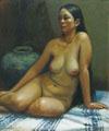 Woman in nude by 
																	 Park Deuk-soon