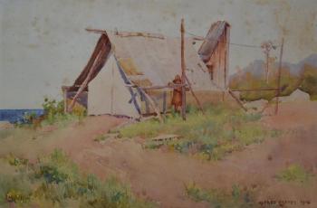 Miner's hut by 
																			Alfred Coffey