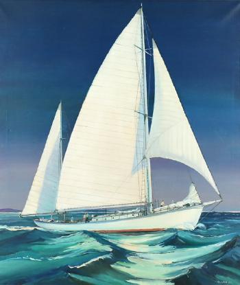 Full sail by 
																			Harold Drake Tannar